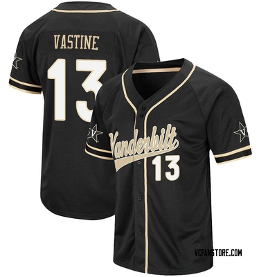 Men's Colosseum White Vanderbilt Commodores Free Spirited Mesh Button-Up  Baseball Jersey
