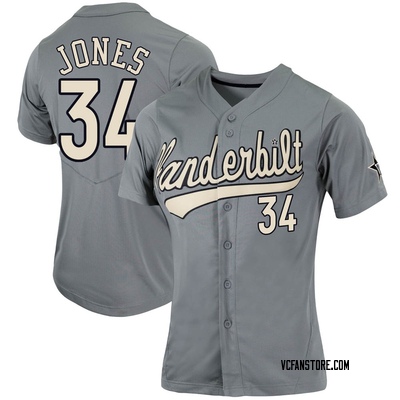 Youth Spencer Jones Vanderbilt Commodores Replica Colosseum Free Spirited  Baseball Jersey - White/Black