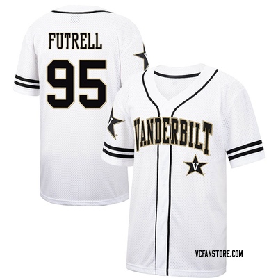 Youth Devin Futrell Vanderbilt Commodores Replica Colosseum Free Spirited  Baseball Jersey - White/Black