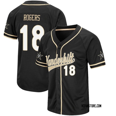 Youth ProSphere #1 Black Vanderbilt Commodores Baseball Jersey